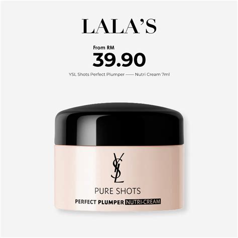 ysl nutri creme|Pure Shots Perfect Plumper Cream .